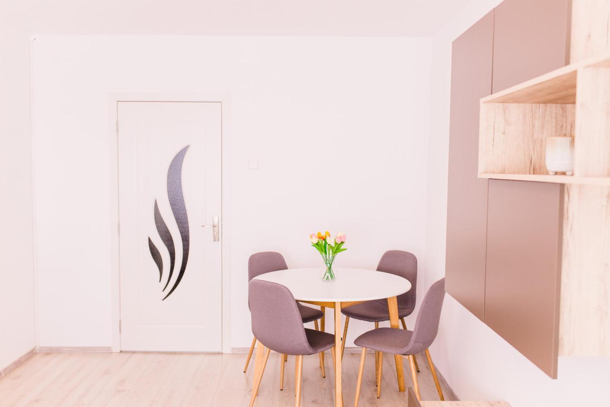 Riverside White Apartment Satu Mare Dış mekan fotoğraf